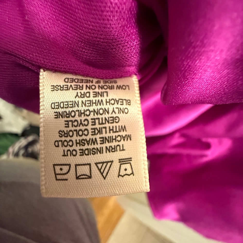 Pink Ruched A-line Prom Dress - Picture 7 of 9